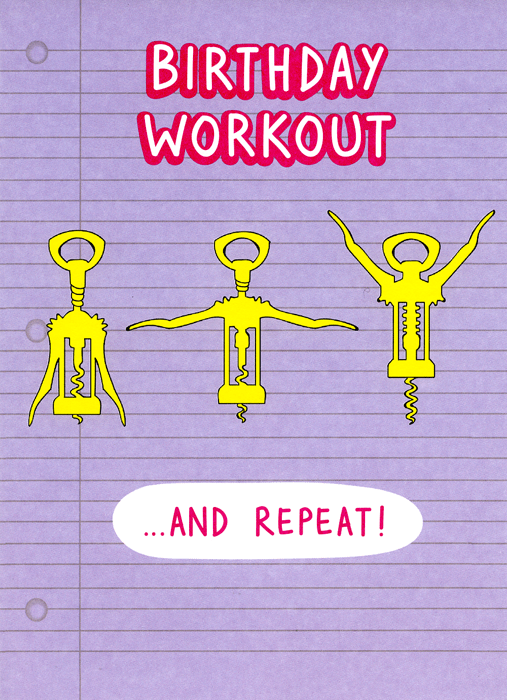 Lustige Workout E Cards