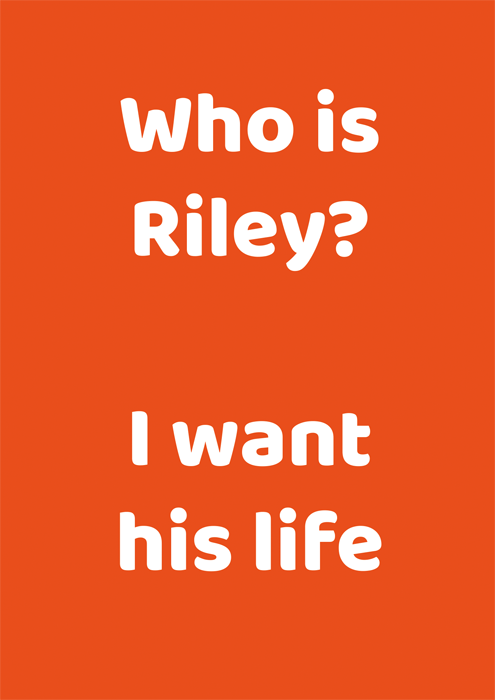 Riley Name | Greeting Card