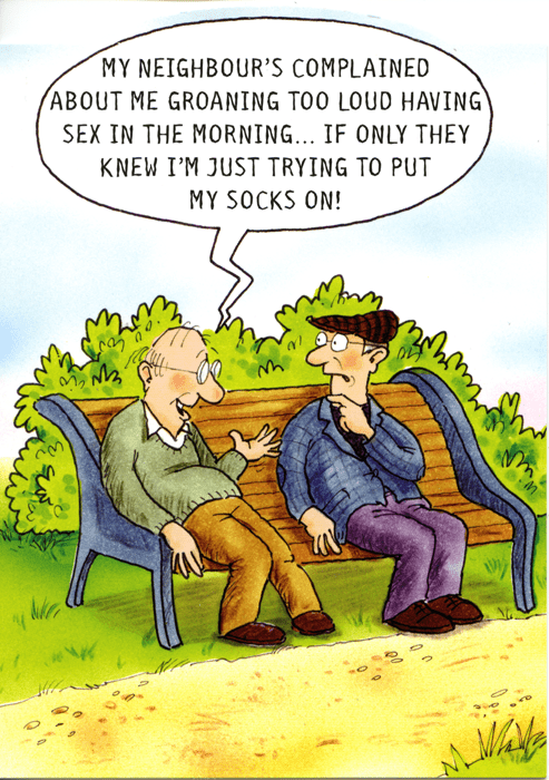 Funny Card By Wrinklies Sex In The Morning Comedy Card Company