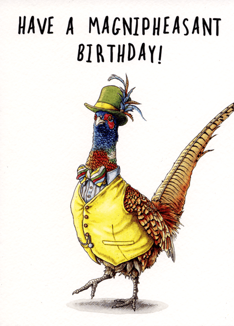 Birthday CardBewilderbeestComedy Card CompanyMagnipheasant Birthday