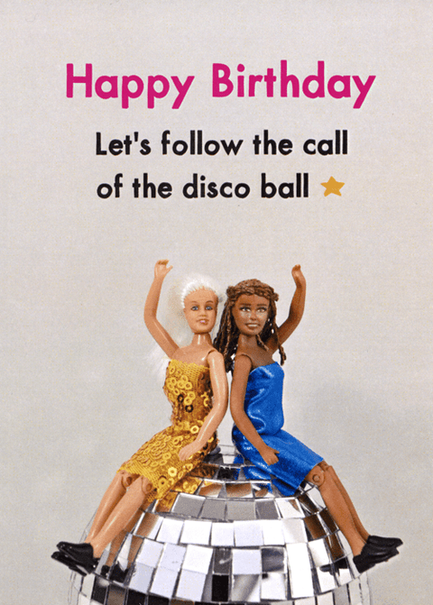 Birthday CardBold & BrightComedy Card CompanyDisco Ball