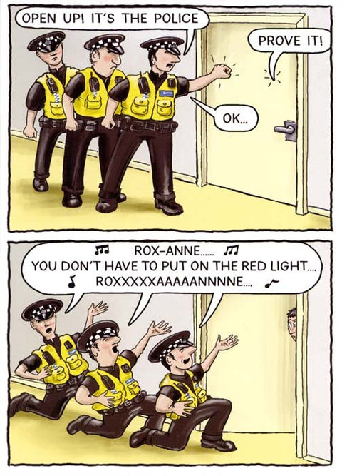 Birthday CardBottomlineComedy Card CompanyThe Police