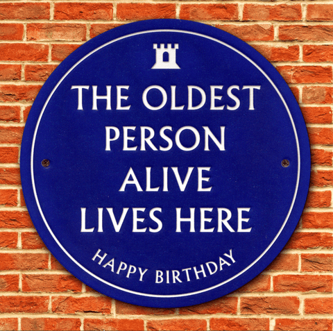 Birthday CardBrainbox CandyComedy Card CompanyOldest person alive