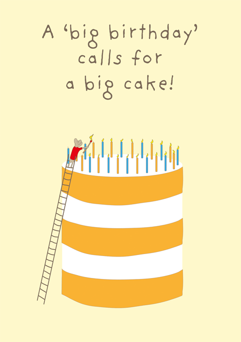 Funny card by Comedy Card Company - Big Birthday