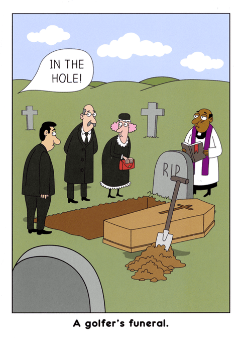 Birthday CardGreat British Card CompanyComedy Card CompanyGolfer's Funeral