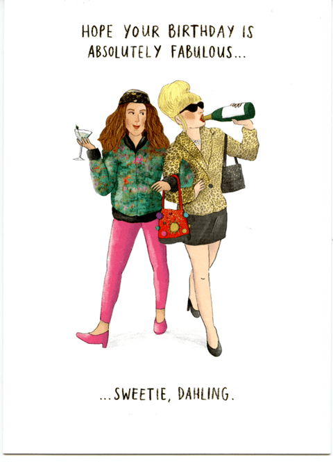 Birthday CardPaperlinkComedy Card CompanyAbsolutely Fabulous