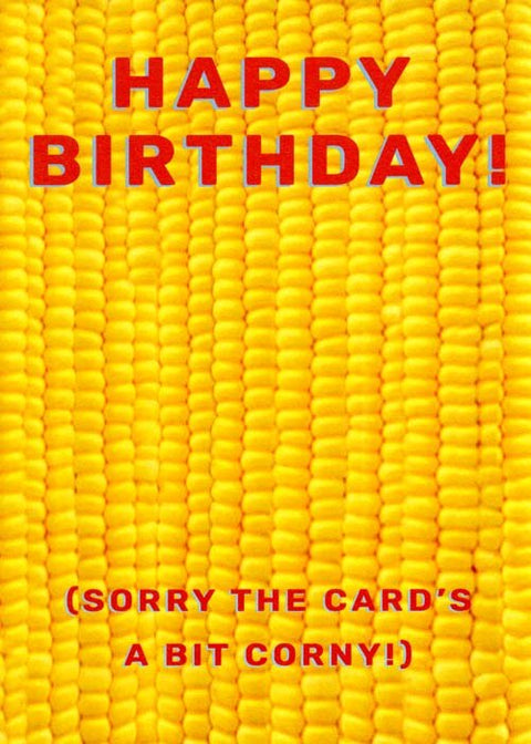 Birthday CardPaperlinkComedy Card CompanyCorny