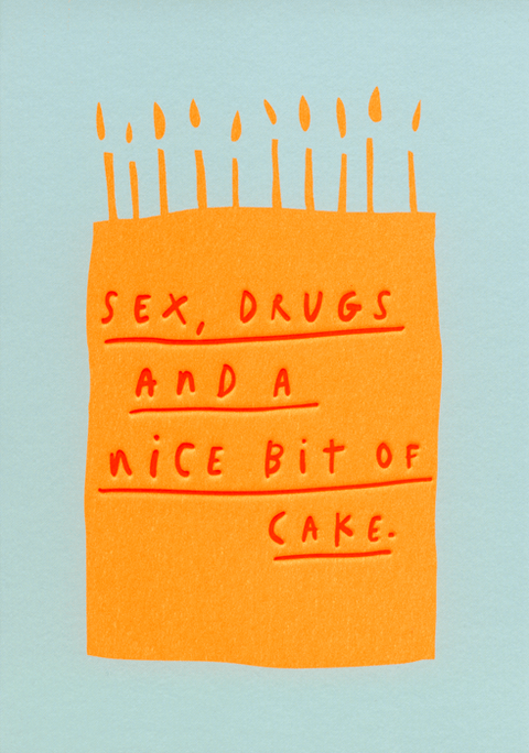 Birthday CardRosie Made a ThingComedy Card CompanyNice bit of cake