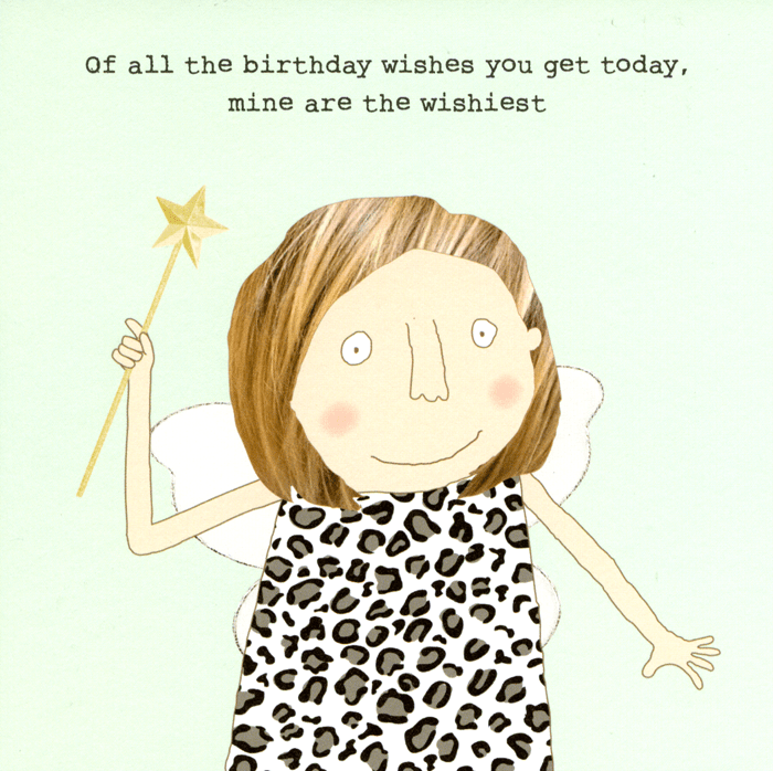 Funny card by Rosie Made a Thing - Wishiest birthday wishes – Comedy ...