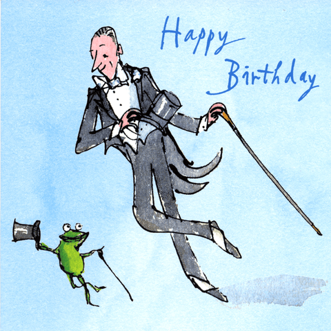 Birthday CardWoodmansterneComedy Card CompanyTop Hat and Frog