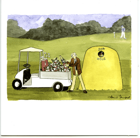 Funny CardsWoodmansterneComedy Card CompanyGolf - 20th hole