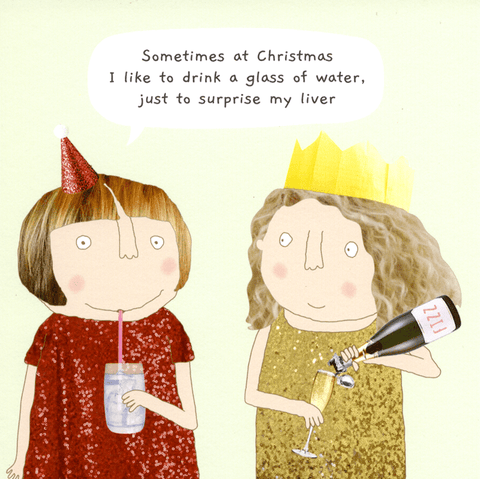 Funny Christmas cardsRosie Made a ThingComedy Card CompanyChristmas liver surprise