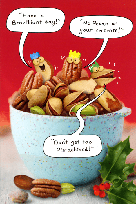 Funny Christmas cardsUK GreetingsComedy Card CompanyChristmas Nuts