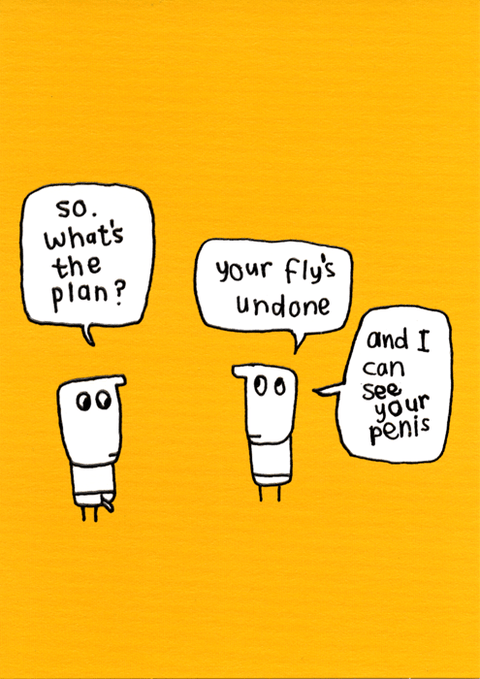 Funny Greeting CardBrainbox CandyComedy Card CompanyFly's undone