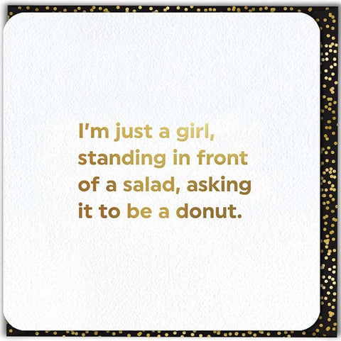 Funny Greeting CardBrainbox CandyComedy Card CompanyJust a Girl