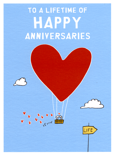 Love / Anniversary cardsHarold's PlanetComedy Card CompanyLifetime of Happy Anniversaries