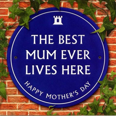 mother's day cardsBrainbox CandyComedy Card CompanyBest Mum Lives Here