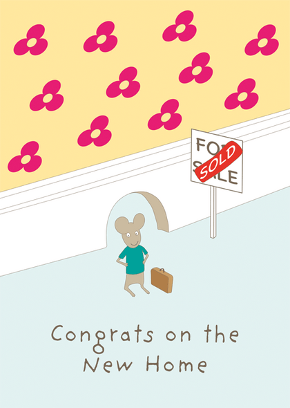 Funny card - Congrats on the New Home – Comedy Card Company